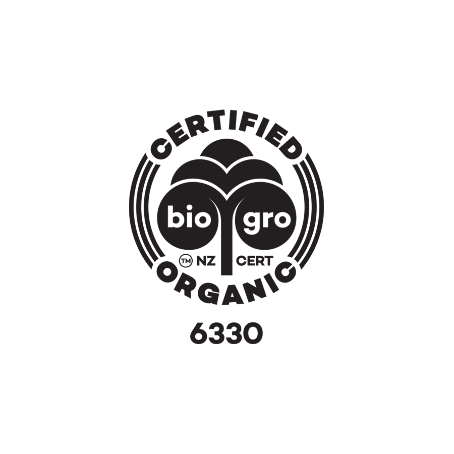 Certified Organic NZ Bio Gro 6330